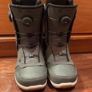 Gray RIDE Lasso Boa Men’s Snowboard Boots size 9